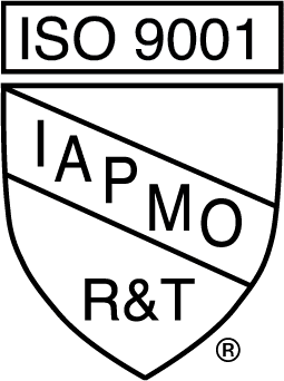 IAPMO R&T ISO 9001 certification mark