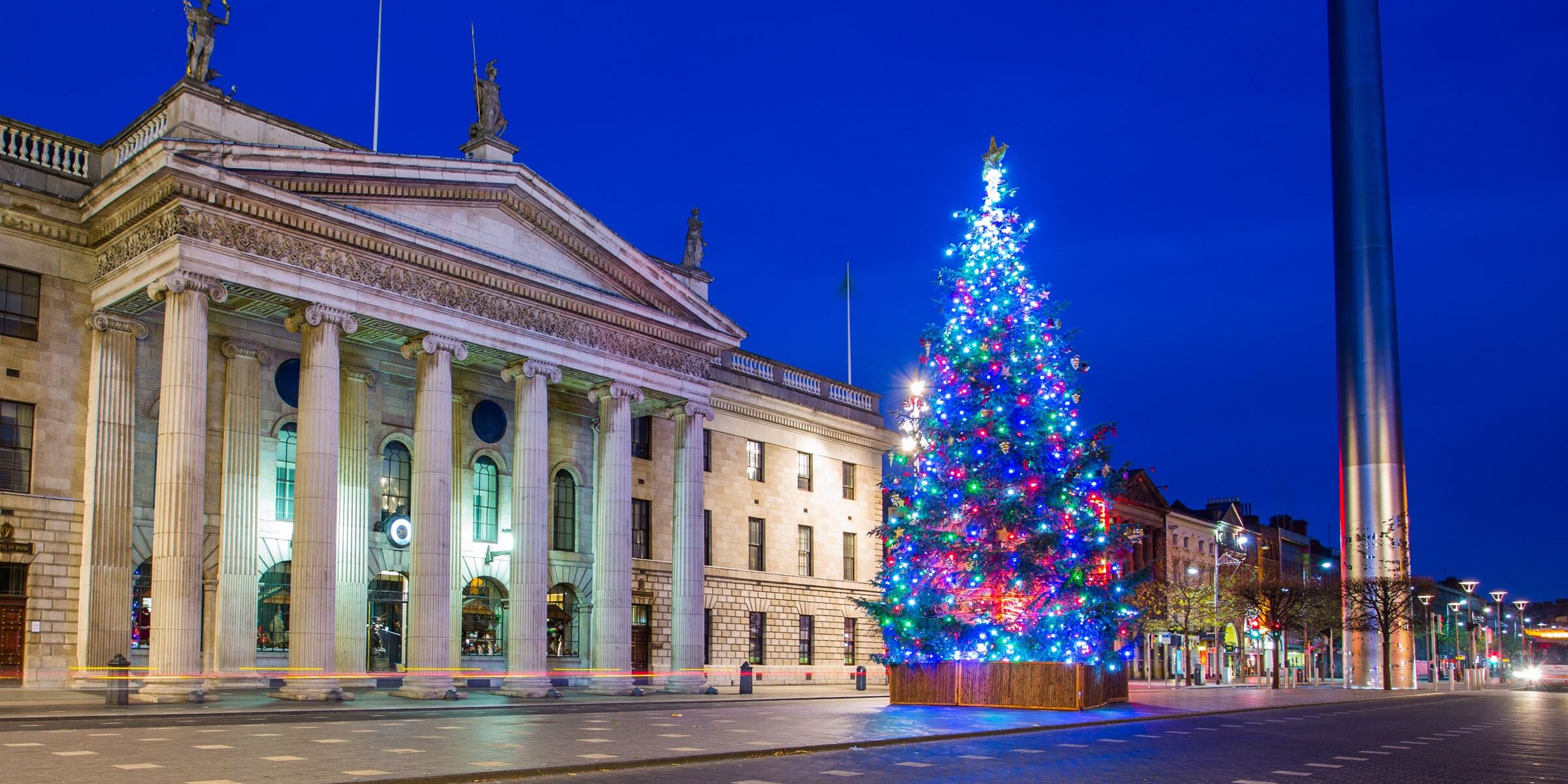 md7 general post office dublin General Post Office at Christmas in Dublin